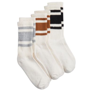 three pair socks