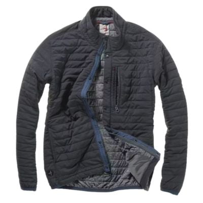 black puffer jacket