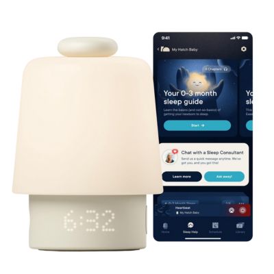 white light next to a phone