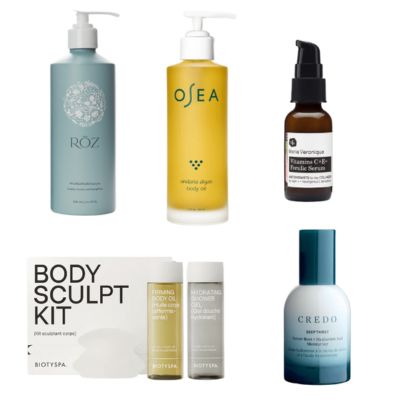 shows 6 various beauty products