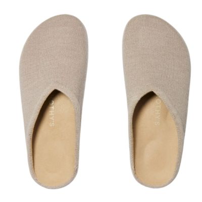 Pair of beige slippers